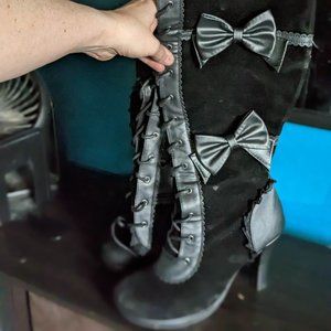 Demonia glam 100 over the knee boots